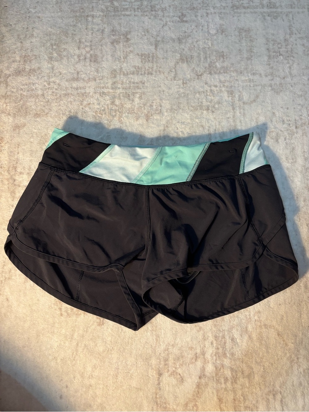Lululemon Athletic Women's Shorts with Mint Accent